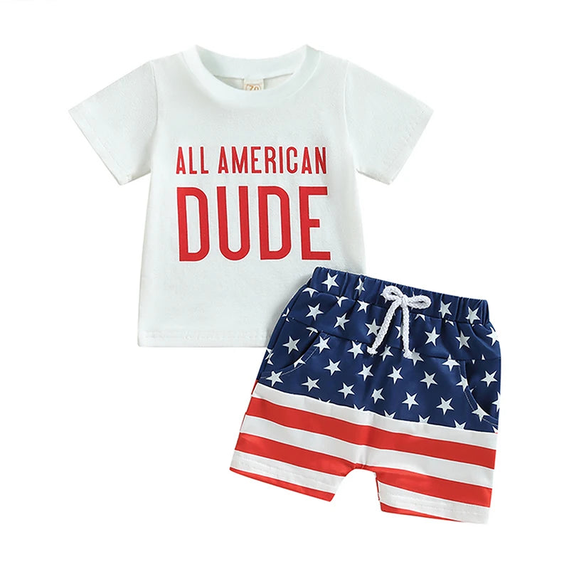 All American Dude Toddler Outfit