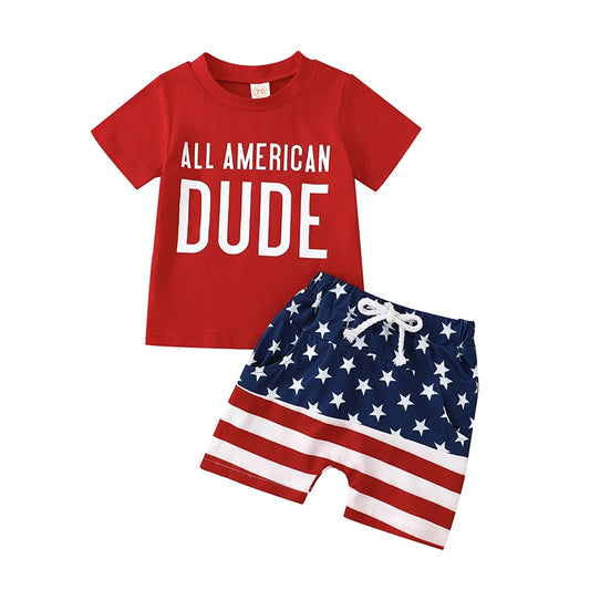All American Dude Toddler Outfit