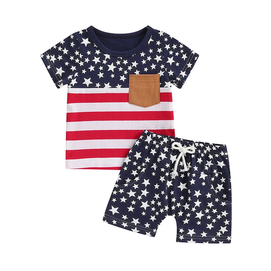 Toddler Baby Boy 4th of July Outfit